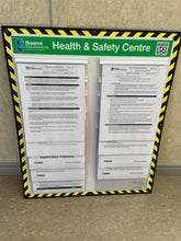 Load image into Gallery viewer, Workplace Safety Info Mini Board - W 22” x L 26” - Includes Green Book and all Mandatory Postings!
