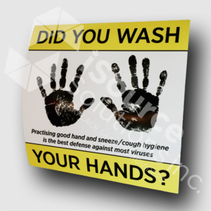 Did You Wash Your Hands Decal (8x8)